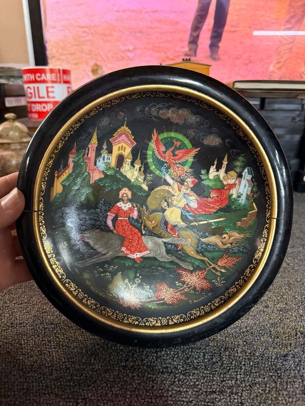 Bradford Exchange Russian Legends Firebird Collection Princess Elena and Ivan Co